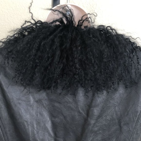 Royal Underground Size XS Leather and Fur Vest - Picture 9 of 16